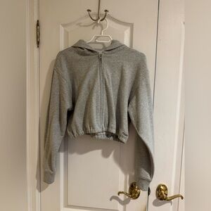 TNA Terry Fleece Cinch Zip Hoodie